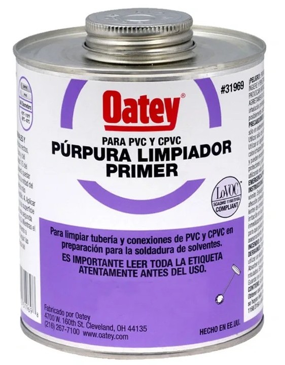 Primer Oatey Púrpura