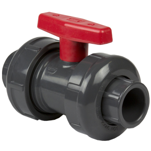 Válvula Bola Doble Tuerca PVC C80 Spears